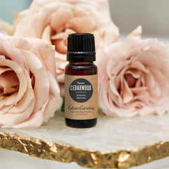 Diffuser scene with Edens Garden Cedarwood Texas oil for calm diffusion