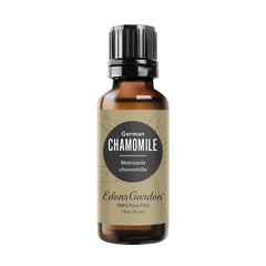 Edens Garden Chamomile CO2 bottle closeup showing premium purity and labeling.