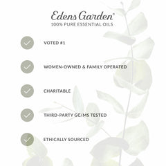 Edens Garden Cilantro Essential Oil blends with basil and lemon for culinary-inspired scents.