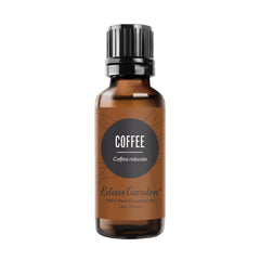 Edens Garden Coffee Essential Oil bottle highlighting rich aroma for diffusers