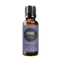 Edens Garden Cognac essential oil bottle highlights premium fragrance for diffusers.