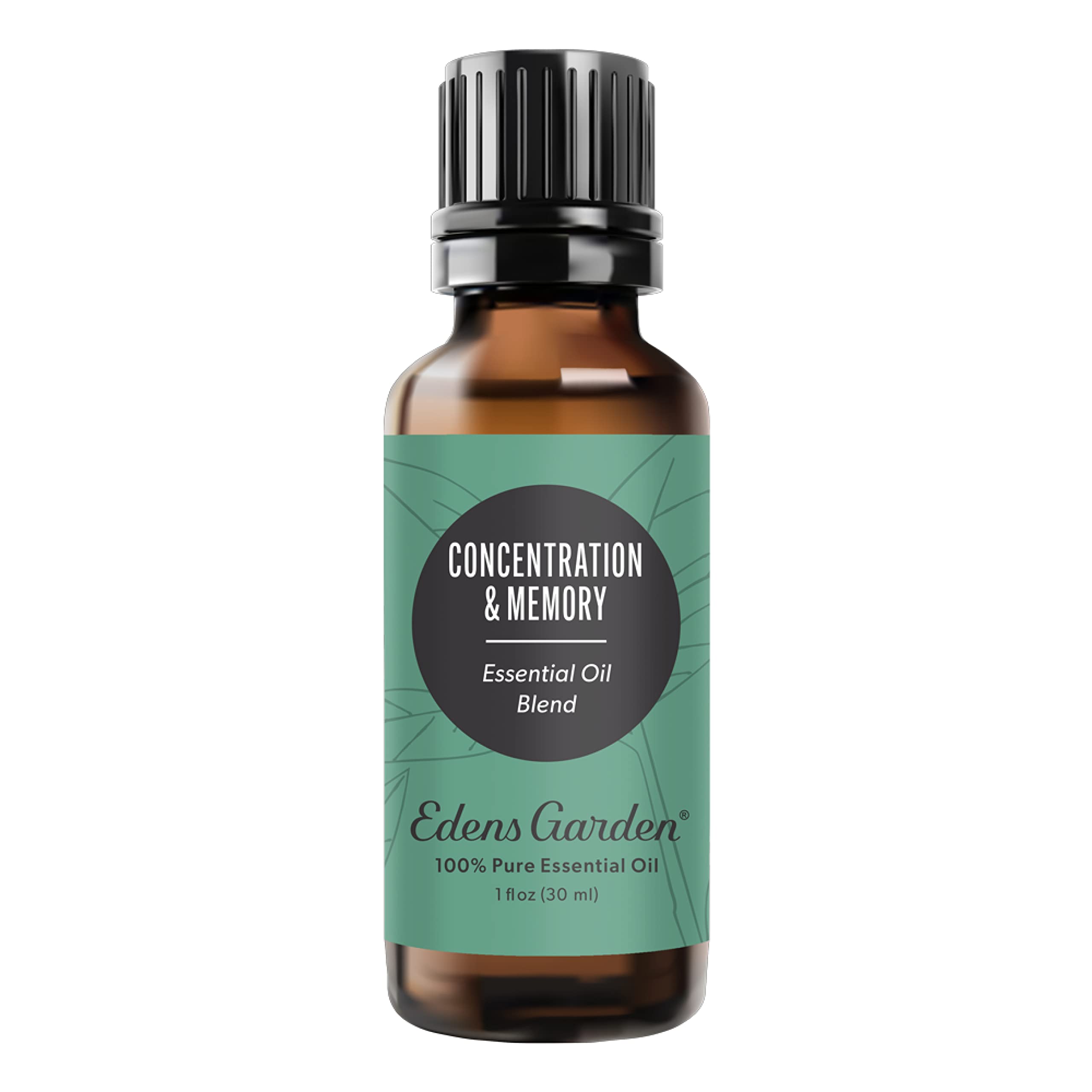 Edens Garden Concentration and Memory bottle pour creates a focused atmosphere.