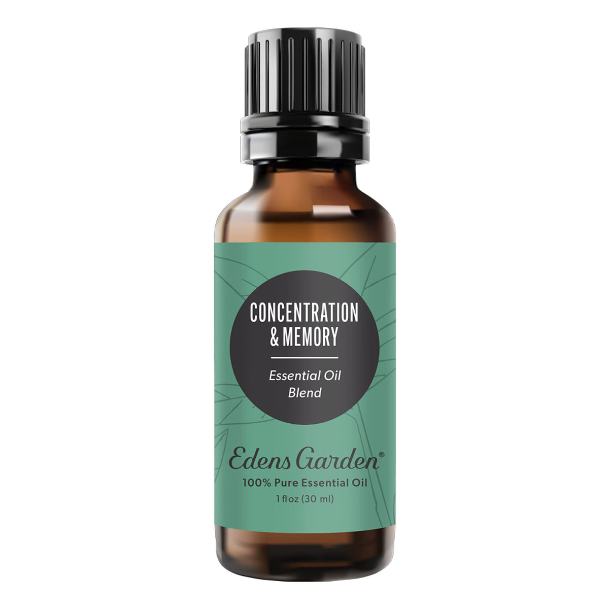 Edens Garden Concentration and Memory bottle pour creates a focused atmosphere.