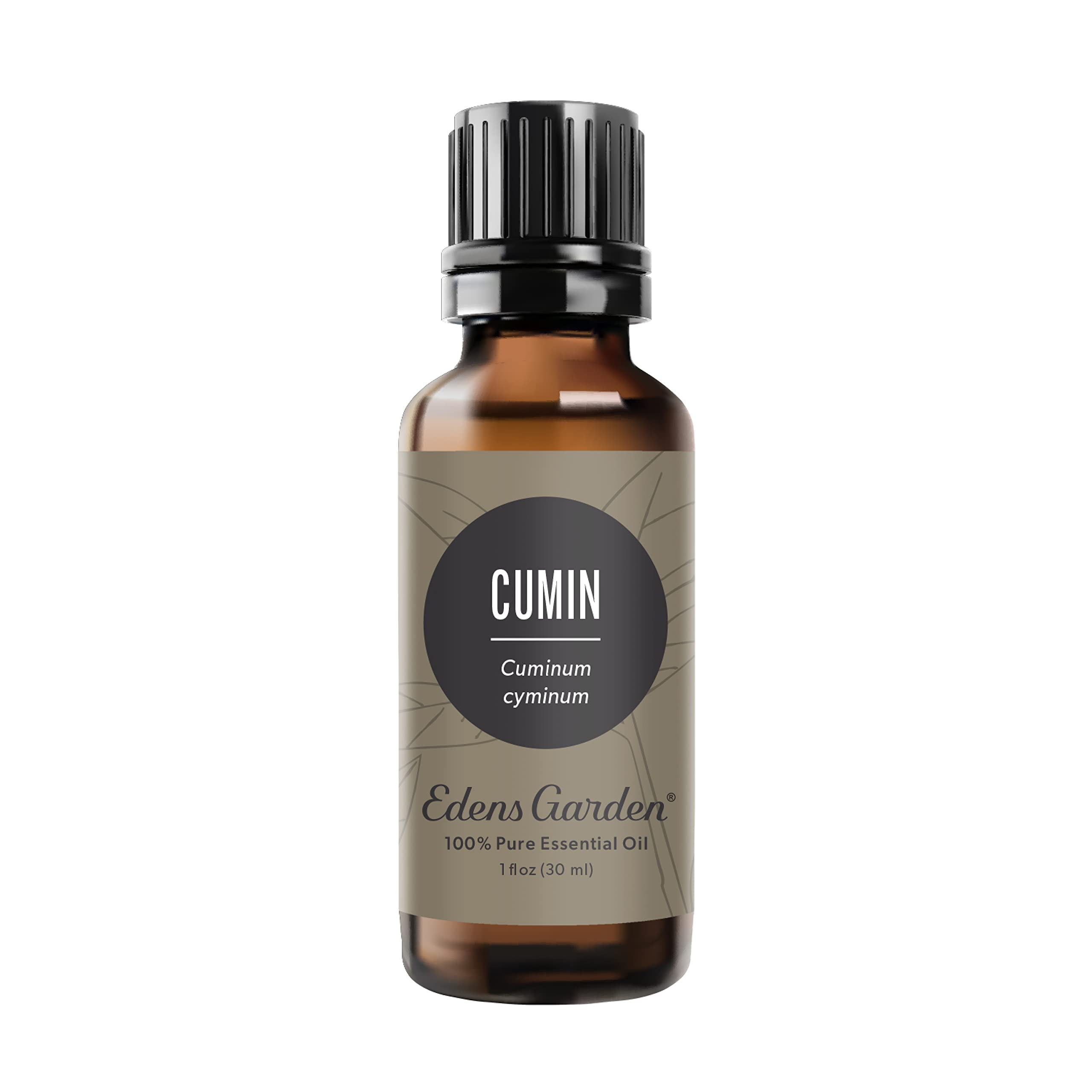 Edens Garden cumin essential oil bottle front view, ideal for diffusion and culinary depth.
