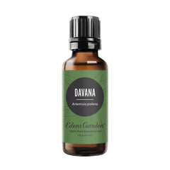 Edens Garden Davana essential oil bottle with dropper for diffuser use