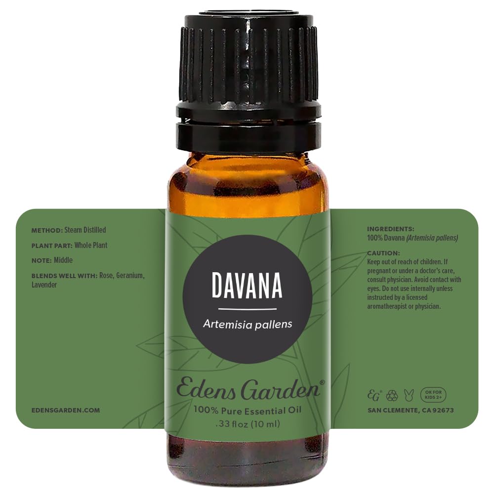 Edens Garden Davana essential oil GC-MS report confirms batch transparency.