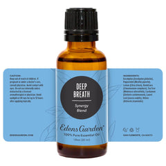 Edens Garden Deep Breath pocket inhaler ready for on‑the‑go breathing comfort.