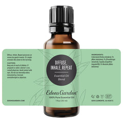 Edens Garden forest scene evokes tranquil aromatherapy ambiance