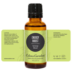 Edens Garden Energy Boost scent profile for focus and energy