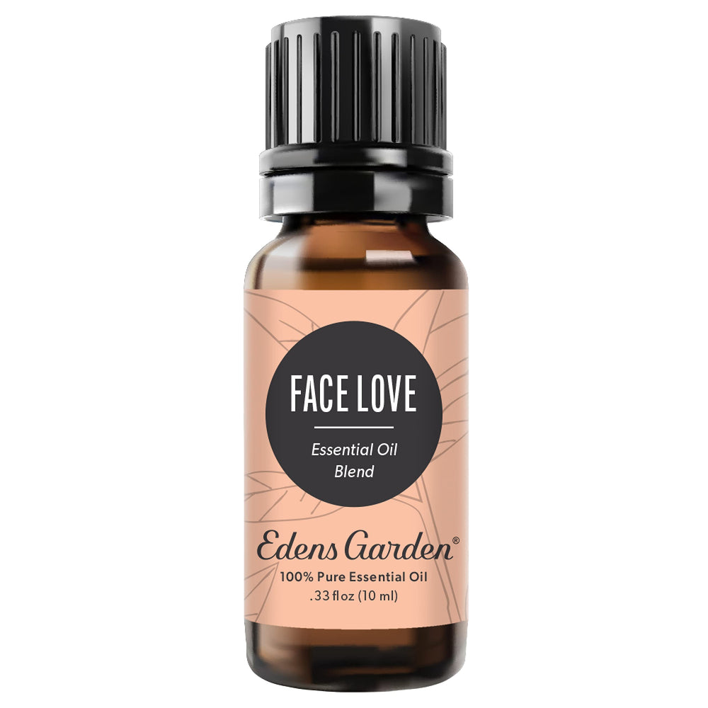 Edens Garden Face Love bottle front view for uplifting aroma in diffusion