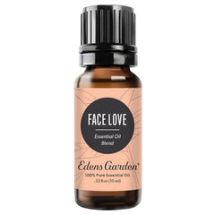 Edens Garden Face Love bottle front view for uplifting aroma in diffusion