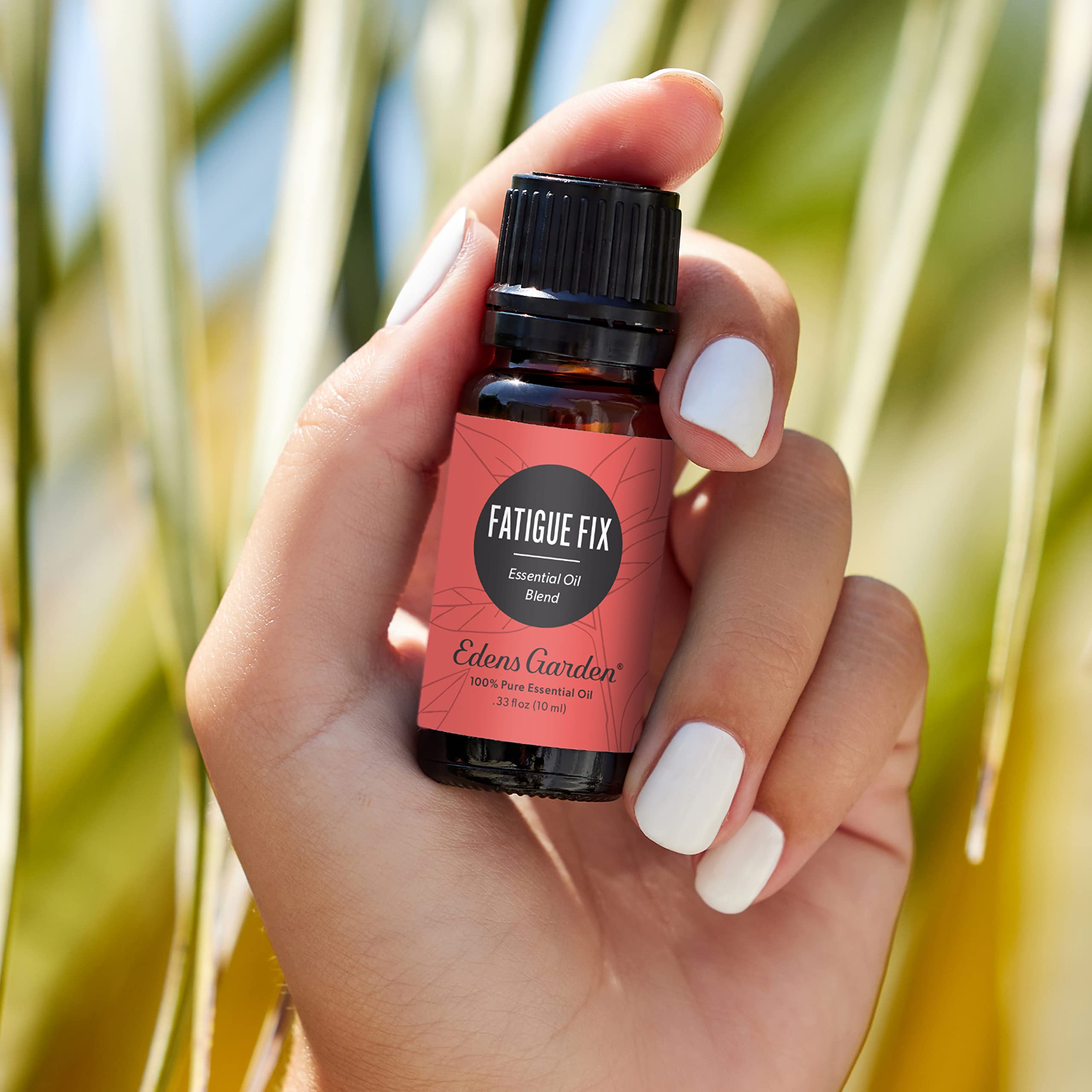 Fatigue Fix diffuser image promoting quick aroma boost.
