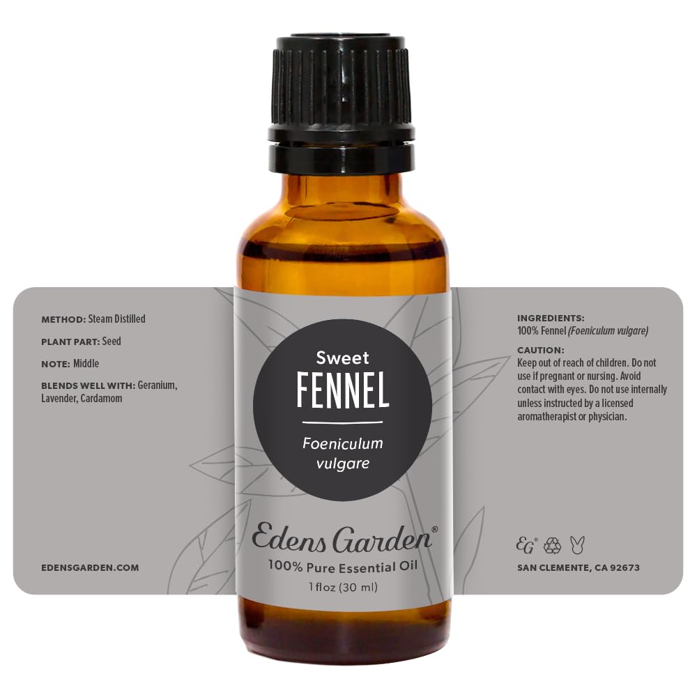 Edens Garden Fennel Sweet packaging display on a shelf.