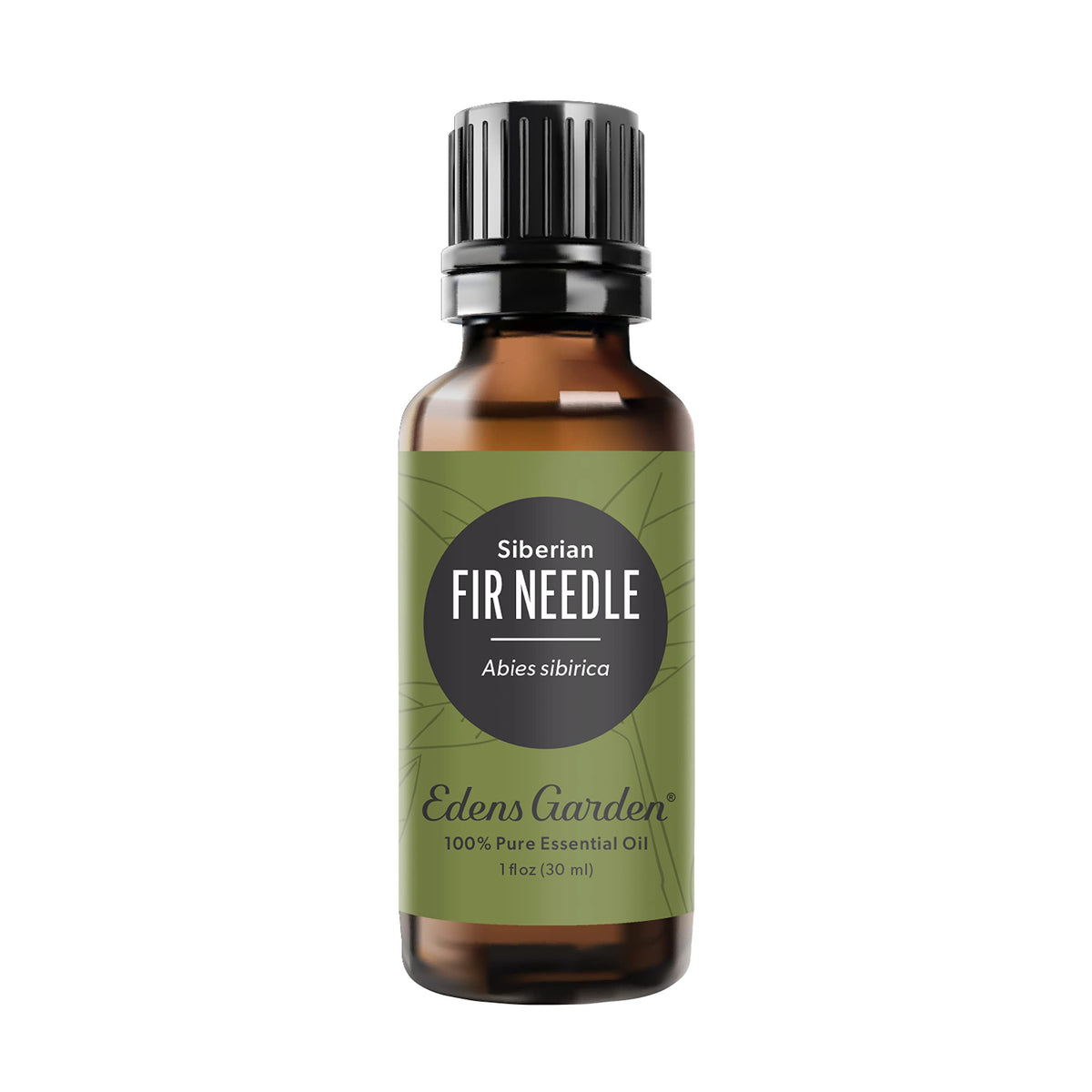 Edens Garden Fir Needle Siberian essential oil bottle for diffuser delivering forest-inspired freshness.