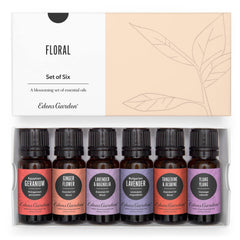 Edens Garden Floral Set Geranium-Egyptian bottle for uplifting ambiance