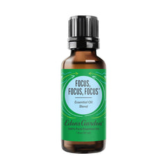 Edens Garden Focus bottle with citrus-woody aroma for focus and calm