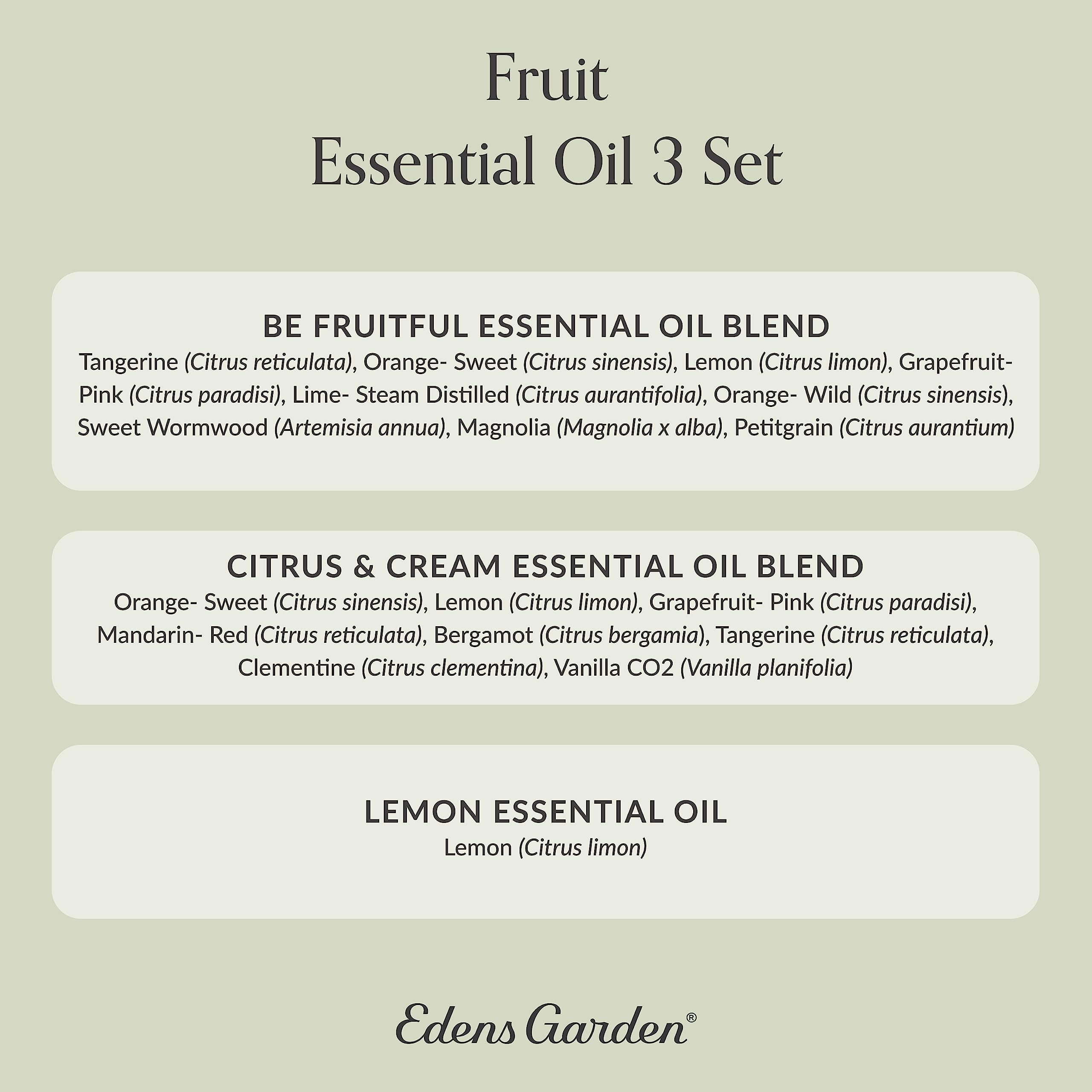 Edens Garden lemon oil used for natural cleaning scent booster.