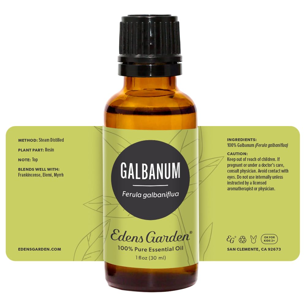 Aromatherapist contact concept with Edens Garden Galbanum oil