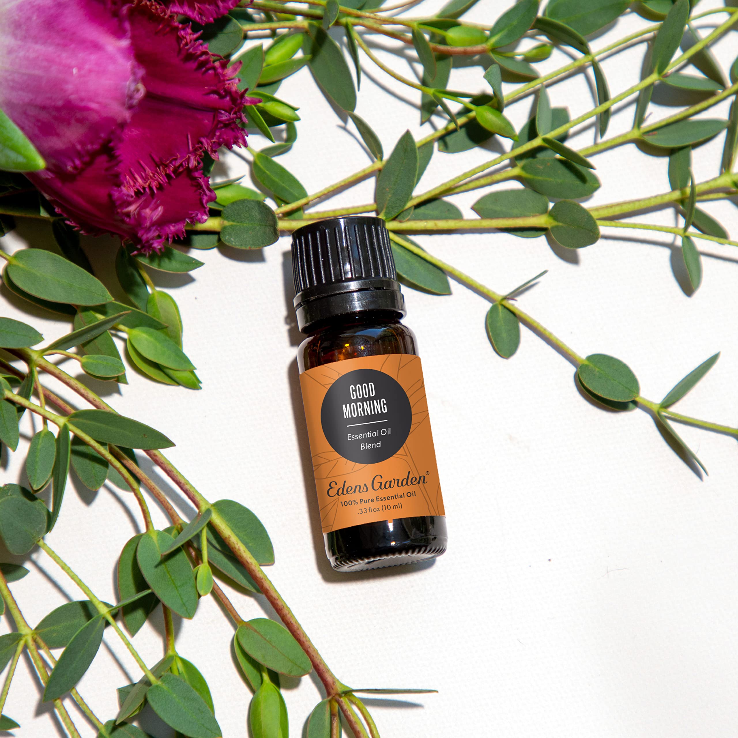 Edens Garden Good Morning diffuser setup releasing uplifting citrus aroma