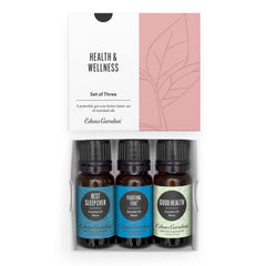 Edens Garden Health & Wellness Set bottle with three blends for daily vitality