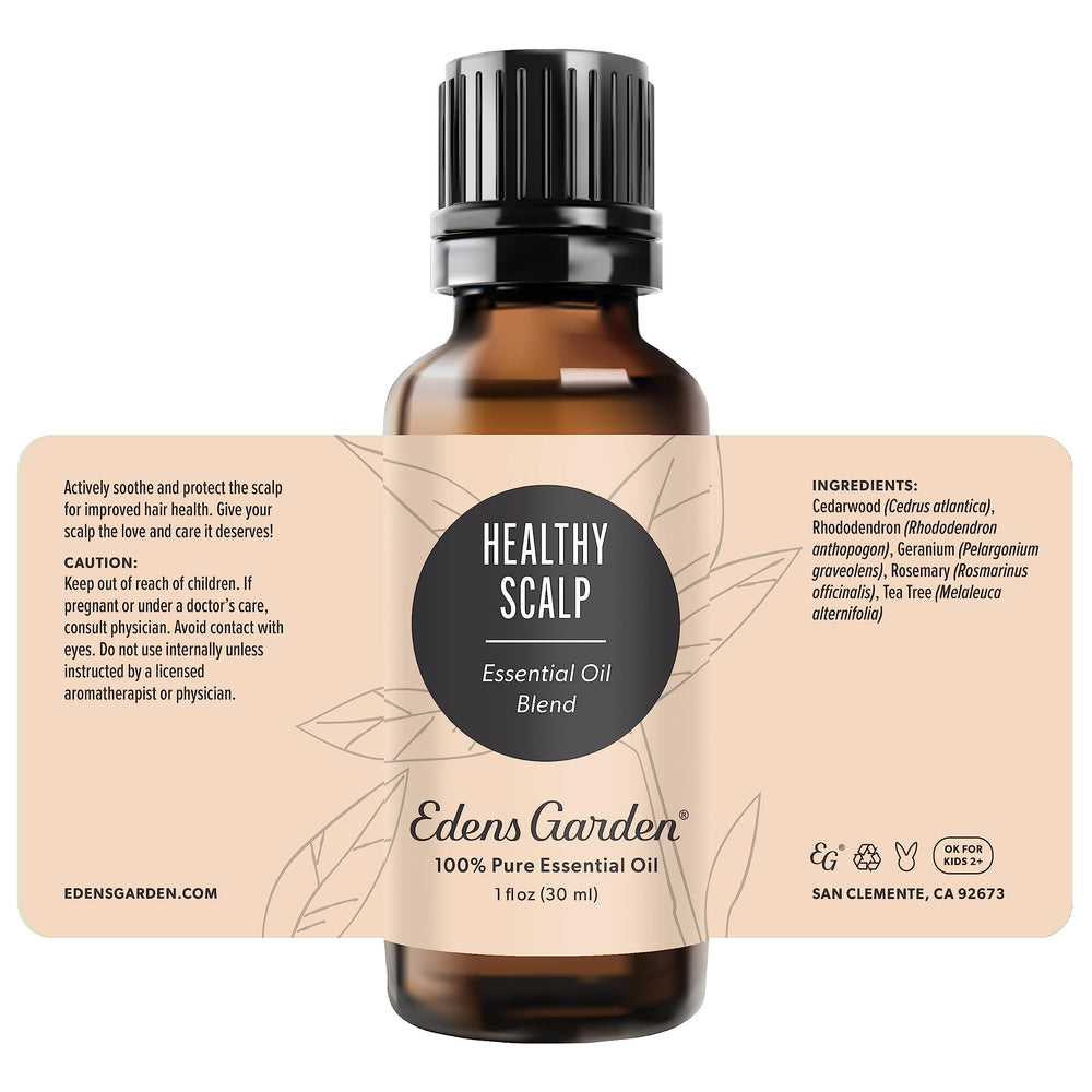 Edens Garden Healthy Scalp relaxing-ambience hints at spa-like self-care