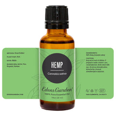 Licensed aromatherapist guidance with Edens Garden Hemp Essential Oil