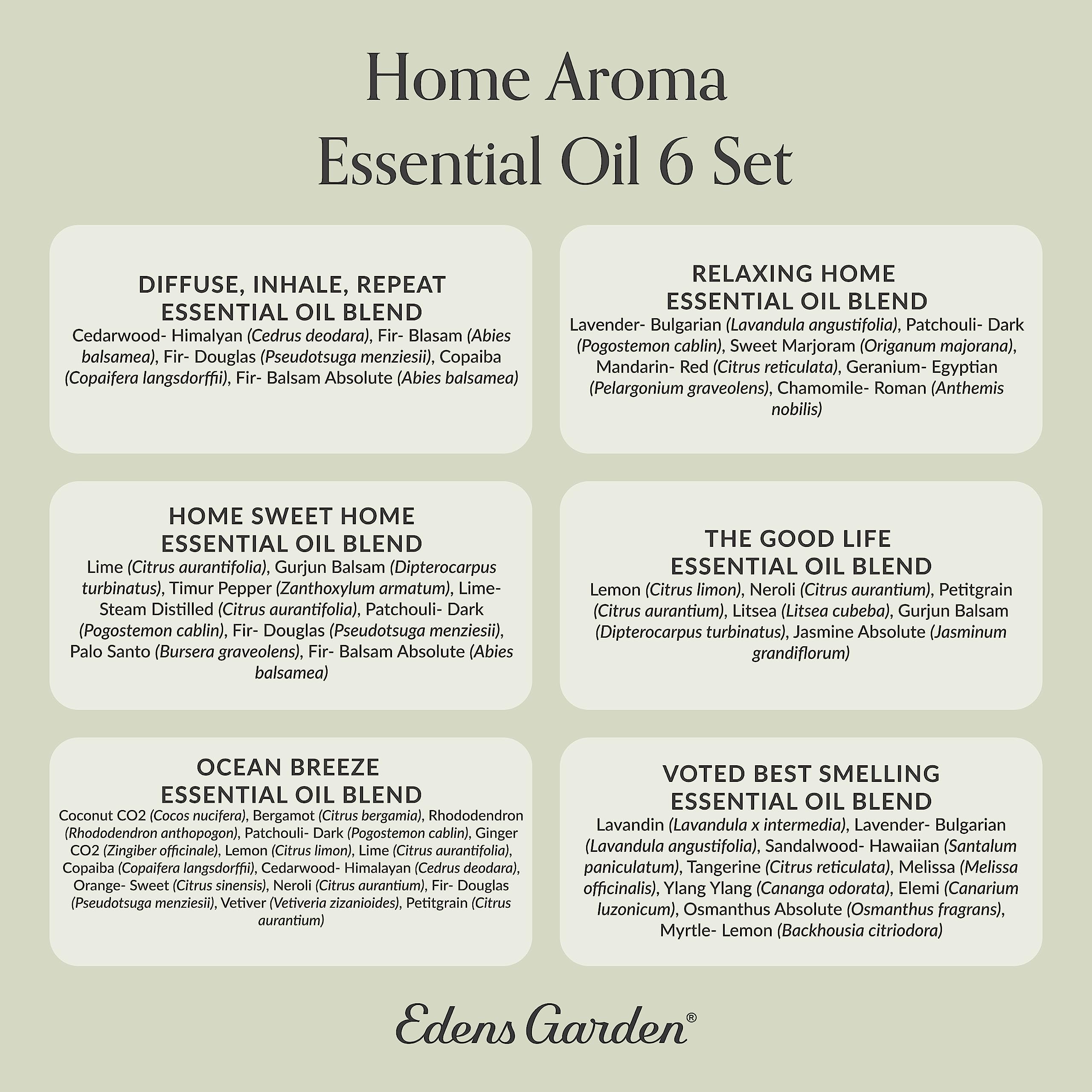 Edens Garden Home Aroma Set Gift-ready packaging for thoughtful presents