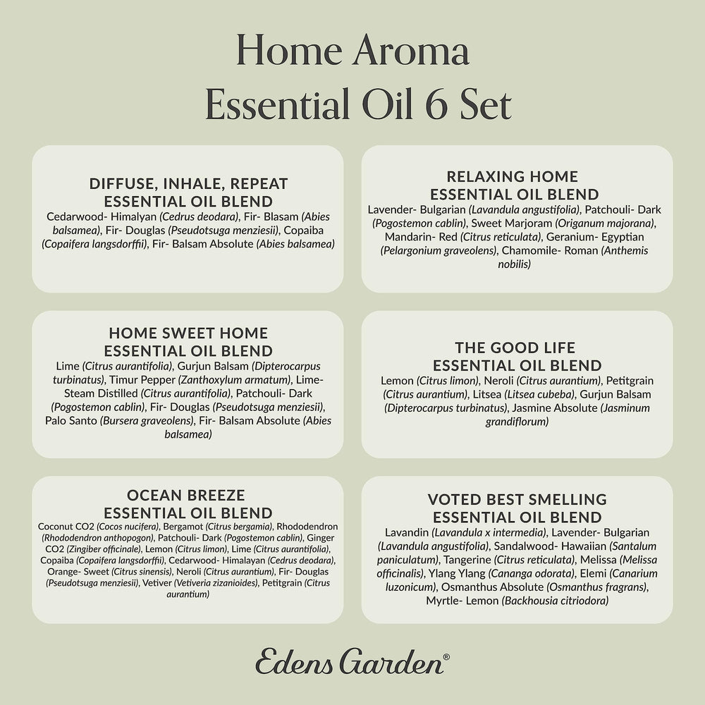 Edens Garden Home Aroma Set Gift-ready packaging for thoughtful presents