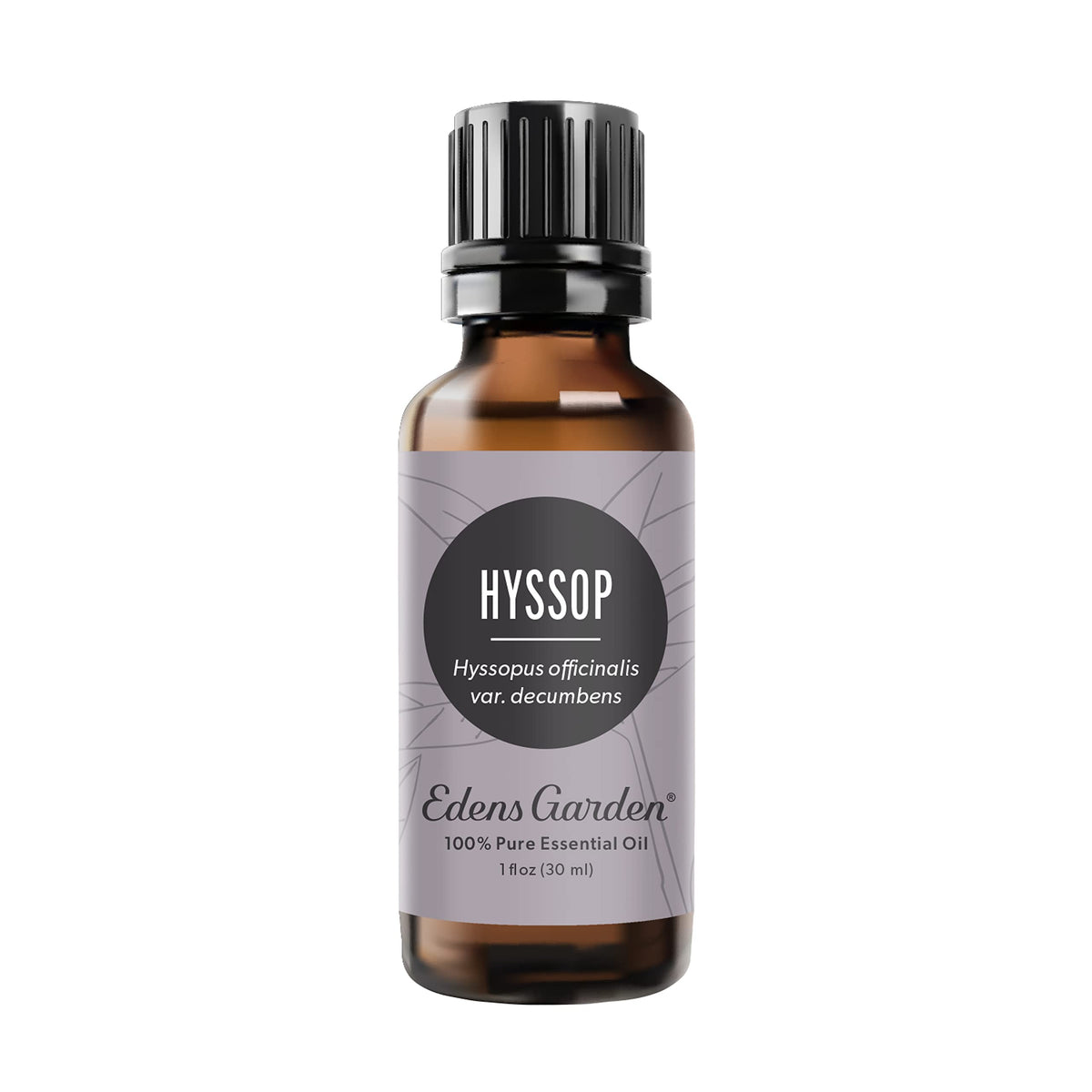 Edens Garden hyssop bottle pour: convenient aromatherapy oil for diffusers and personal blends.