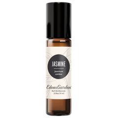 Edens Garden Jasmine Absolute Roll-On cap close-up for portable aromatherapy.