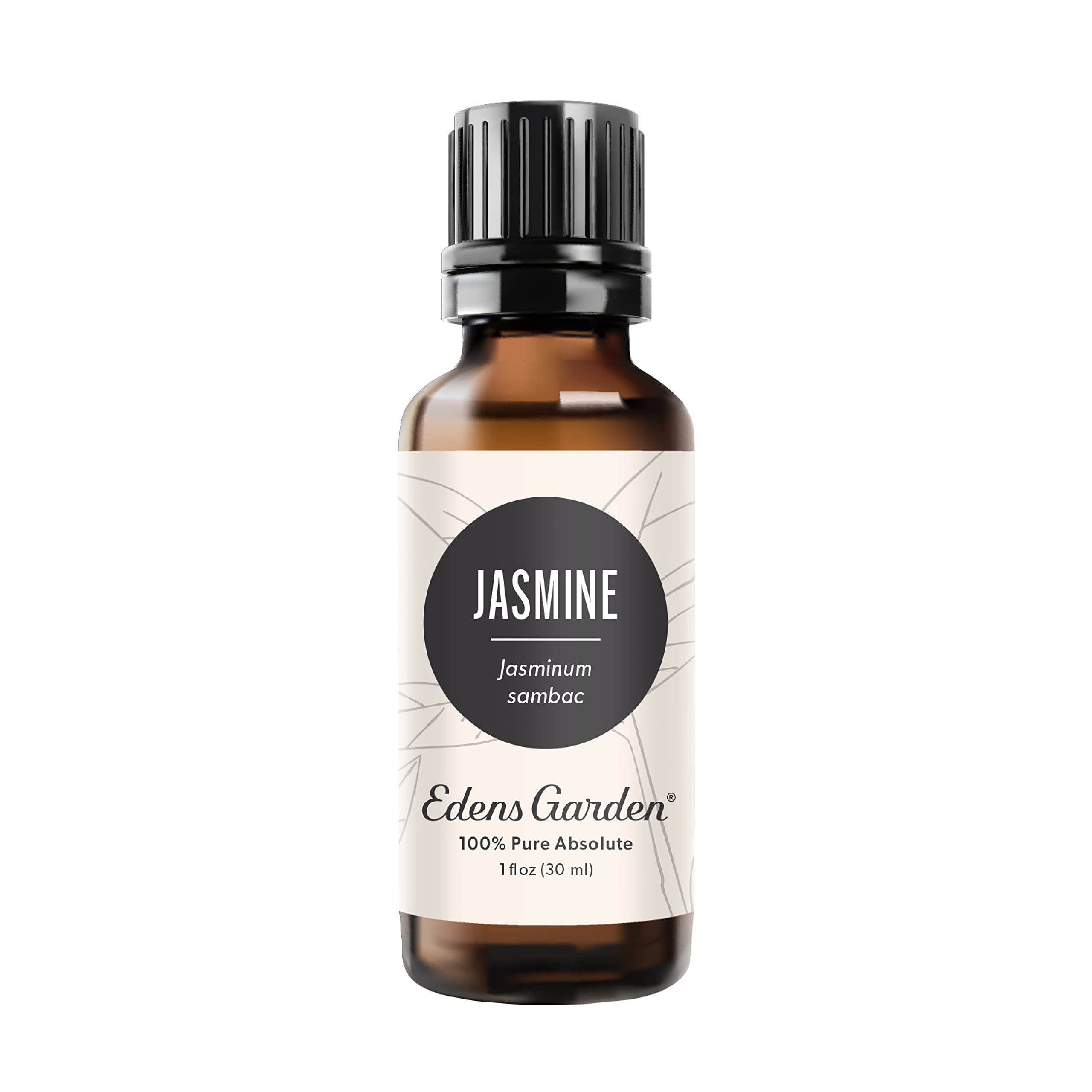 Edens Garden Jasmine Sambac Absolute bottle ready for diffusion and skin-softening routines