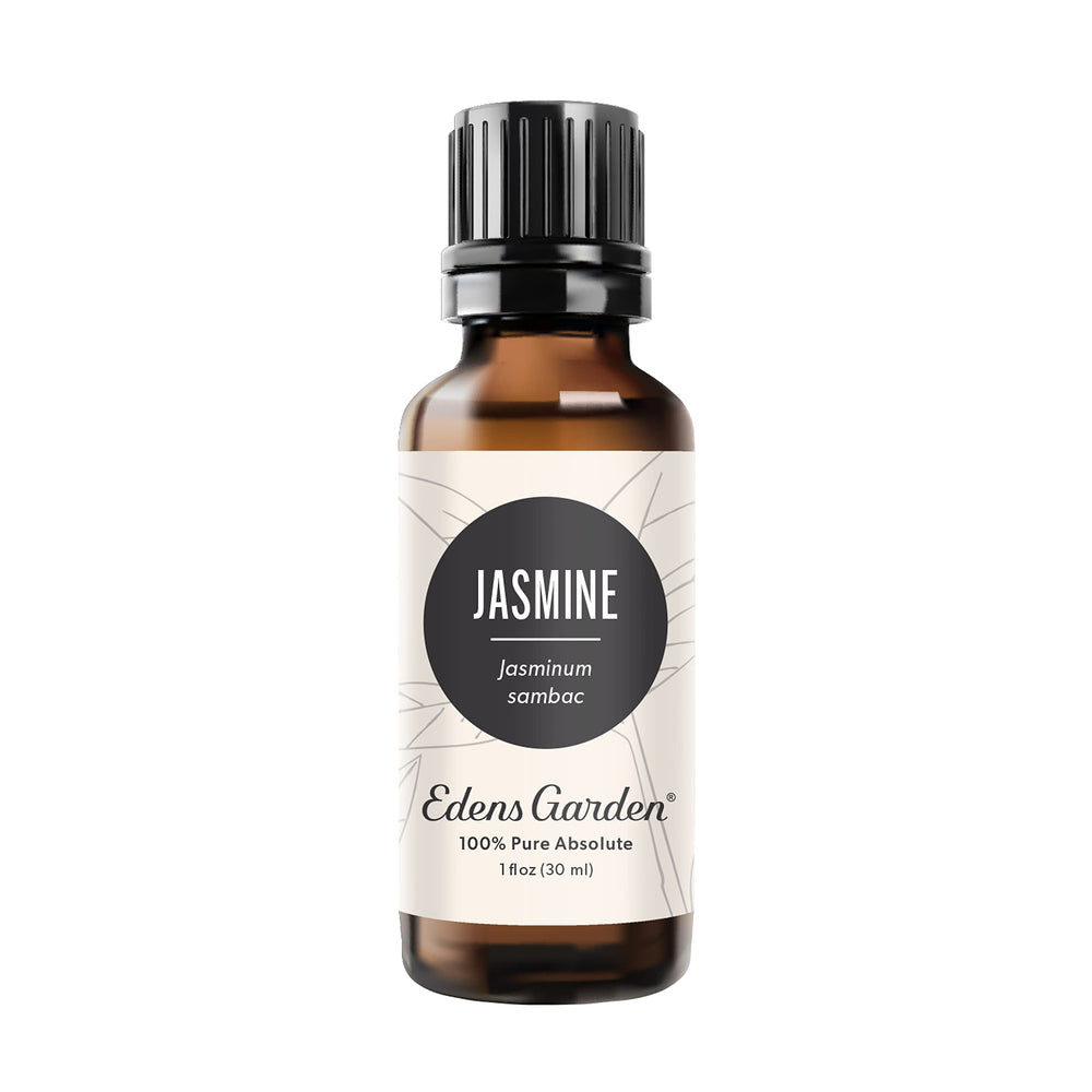 Edens Garden Jasmine Sambac Absolute bottle ready for diffusion and skin-softening routines