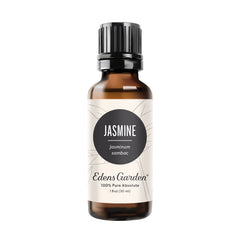 Edens Garden Jasmine Sambac Absolute bottle ready for diffusion and skin-softening routines
