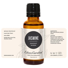 Edens Garden Jasmine Sambac Absolute GC-MS transparency signals quality