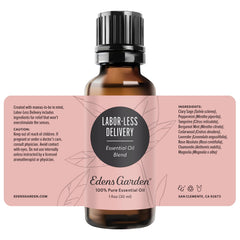 Rose and Magnolia imagery in Edens Garden Labor-Less Delivery blend