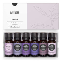 Edens Garden lavender around-the-world essential oil bottle ready for diffusion