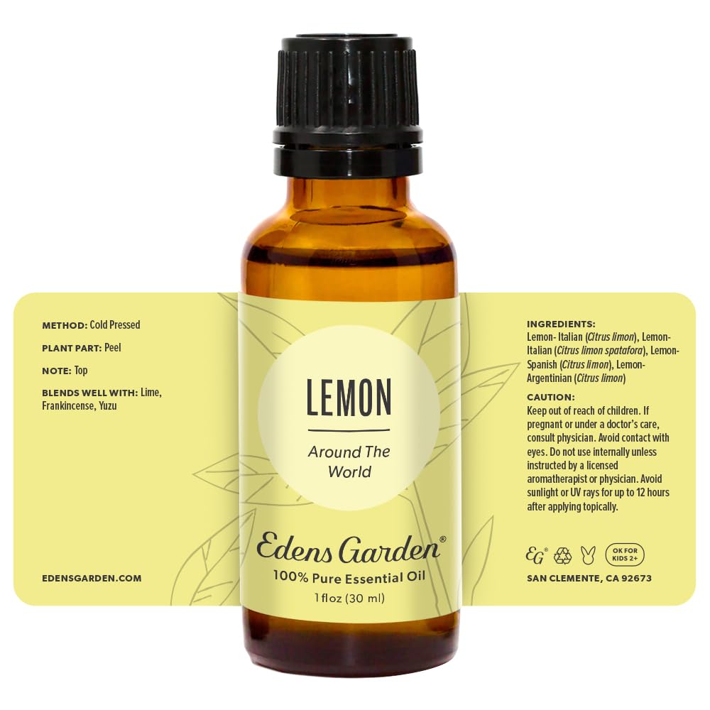Edens Garden Lemon Around The World hands-on diffuser use.