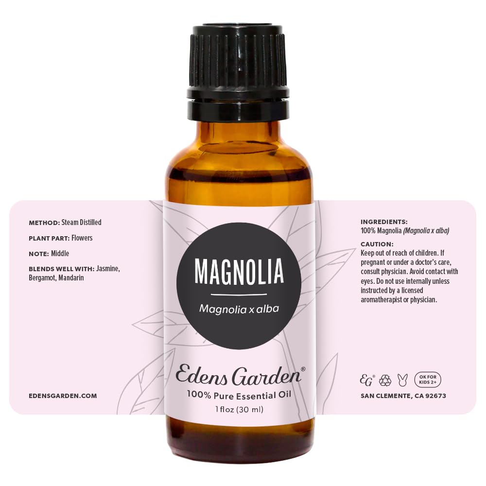 Edens Garden Magnolia candle-fragrance enhances cozy evenings