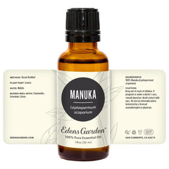 Edens Garden Manuka oil family-owned brand image.