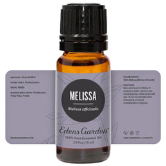 Cozy bath scene with Edens Garden Melissa oil diffuser nearby.