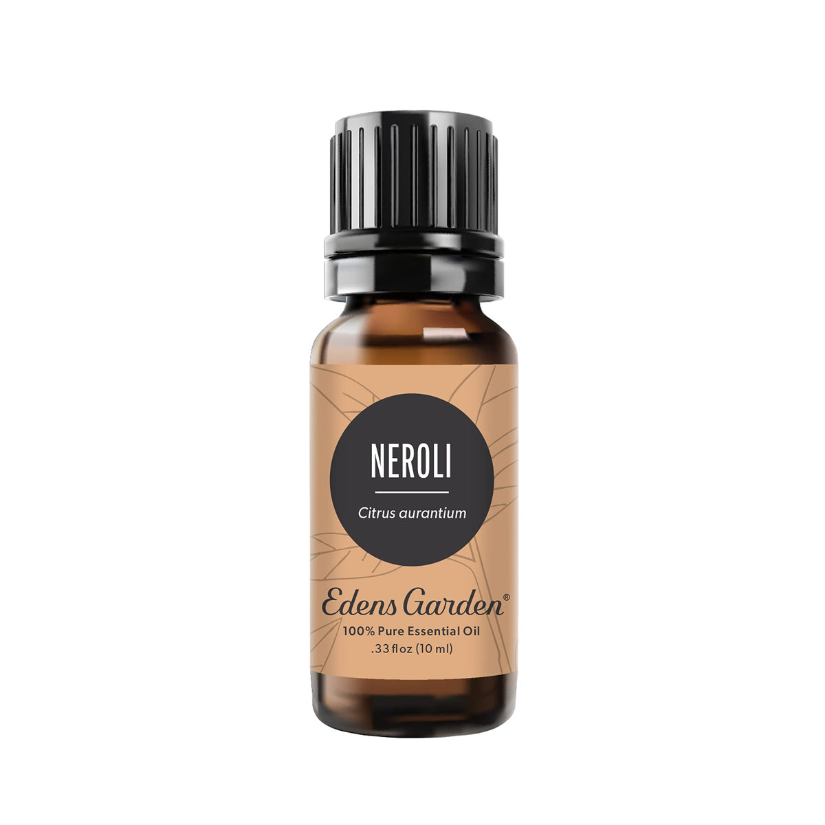 Edens Garden Neroli bottle close-up for soothing aroma.