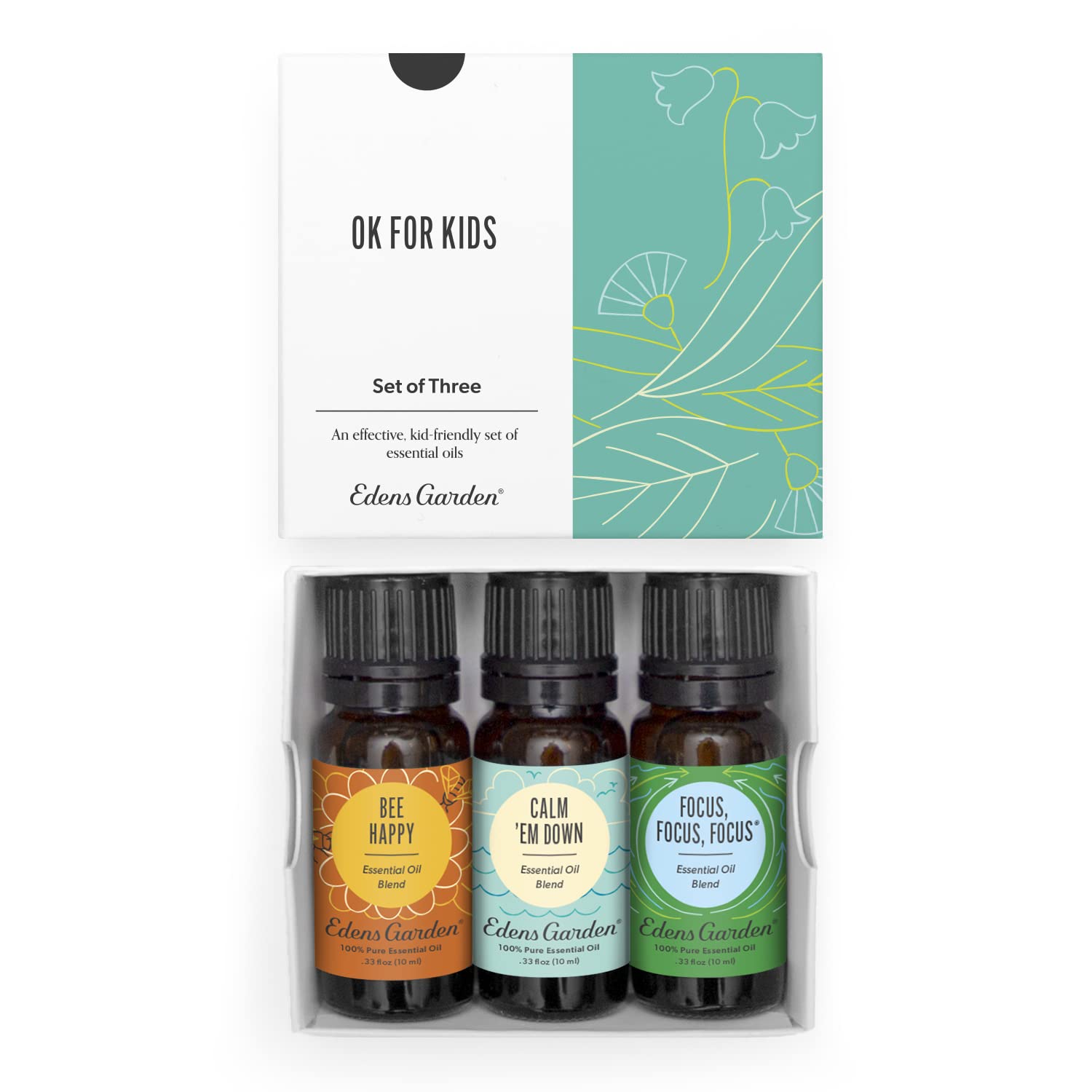 Edens Garden OK For Kids Bee Happy roll-on for gentle daytime calm