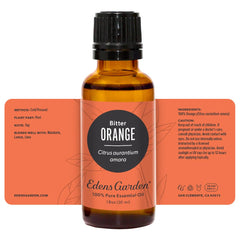 Edens Garden orange-bitter oil adding citrus freshness to a room.