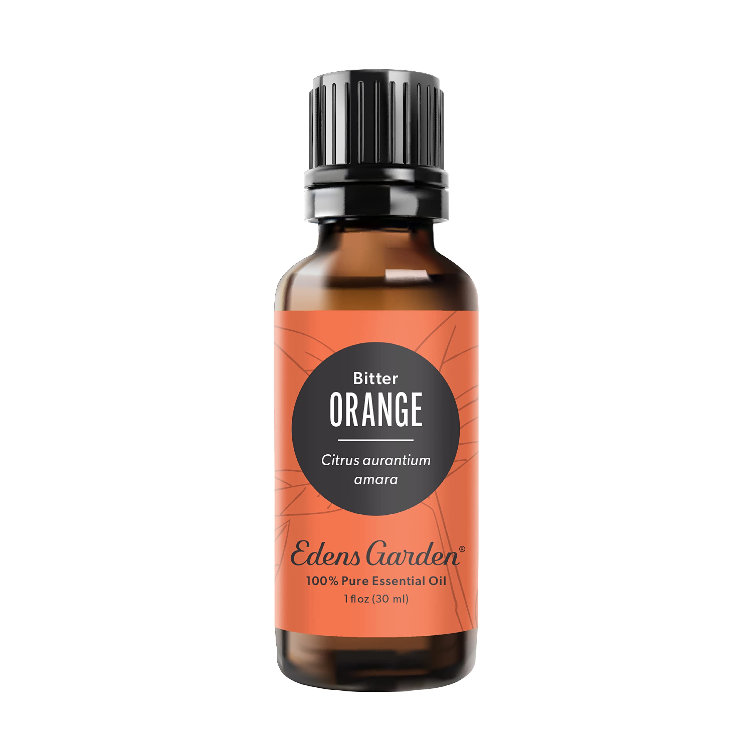 Edens Garden Orange-Bitter oil bottle for diffuser use and mood uplift.