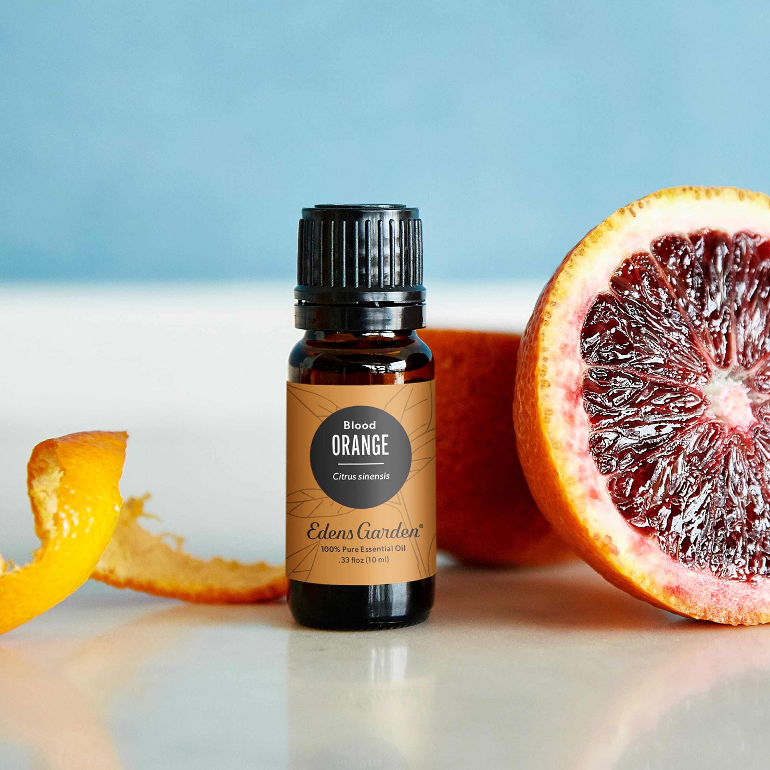 Edens Garden Orange-Blood diffuser-drift image highlights bright citrus aroma for mood lifting