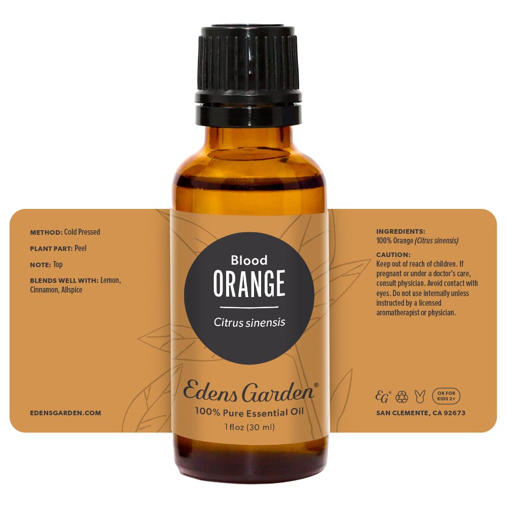 Edens Garden Orange-Blood packaging design reflects premium quality and storage ease