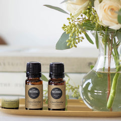 Edens Garden Patchouli Light diffuser releasing grounding aroma.