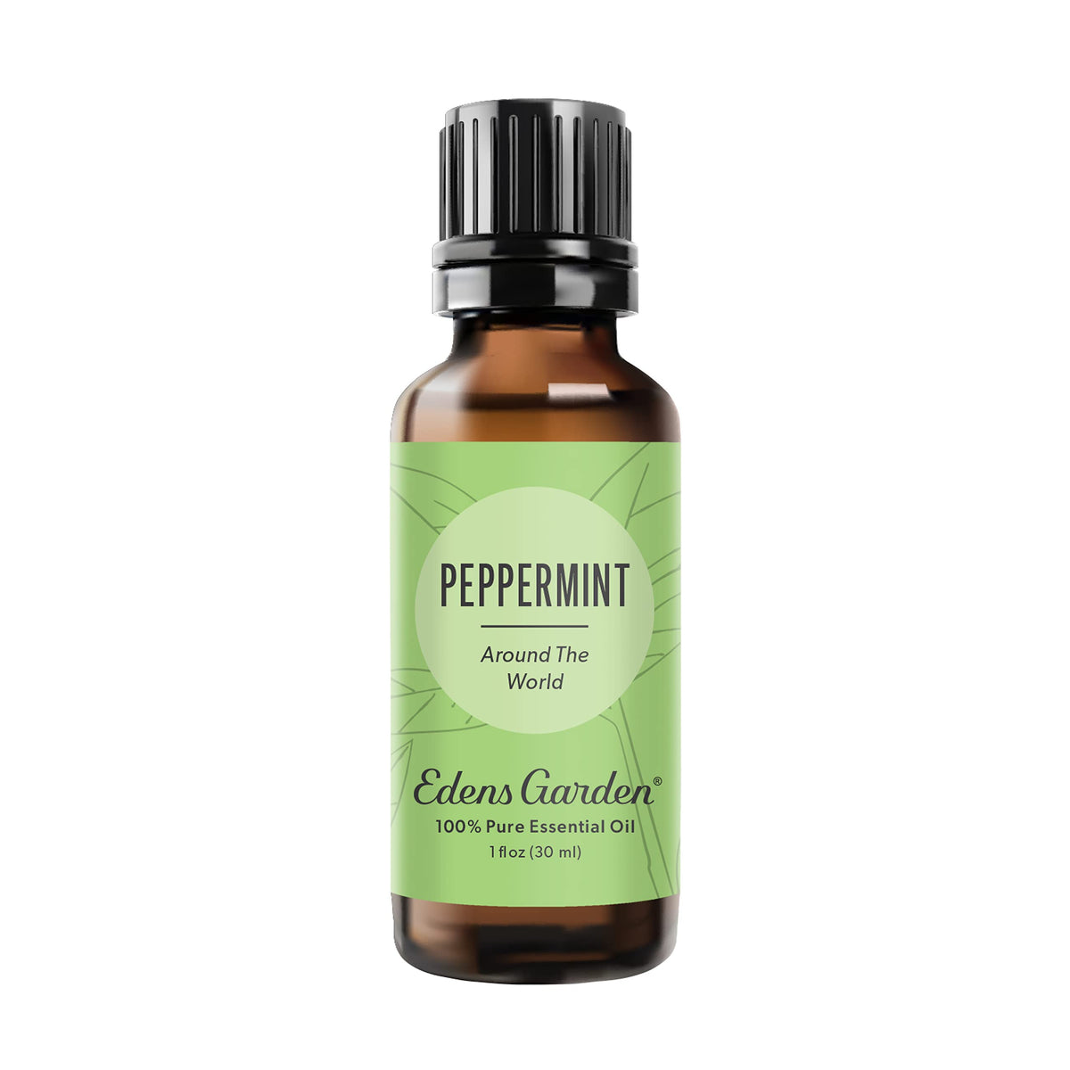 Edens Garden Peppermint Around The World bottle for diffuser and topical blends