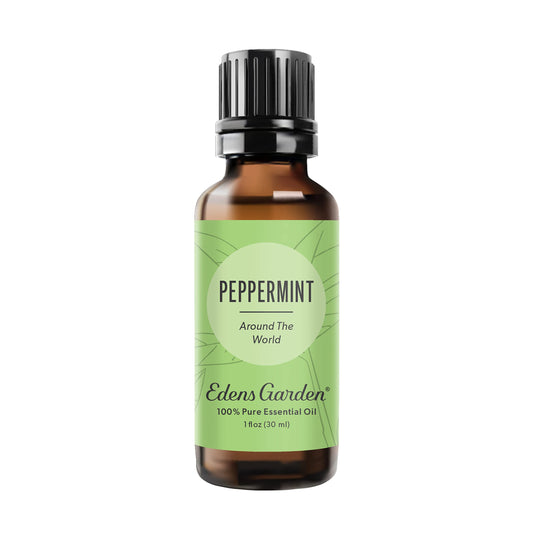 Edens Garden Peppermint Around The World bottle for diffuser and topical blends