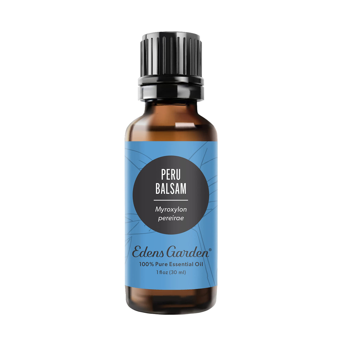 Edens Garden Peru Balsam oil bottle—pure, premium grade for diffusion and skin care.